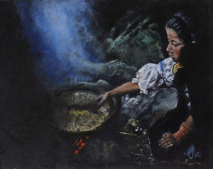 Kim Felts - "Roasting Barley"